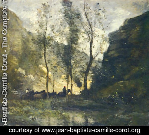 Jean-Baptiste-Camille Corot - Les Contrebandiers
