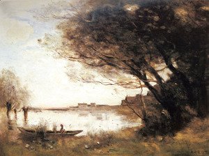 Jean-Baptiste-Camille Corot - L'Inondation (or Effet du Matin)
