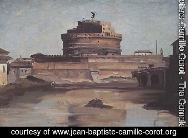 Jean-Baptiste-Camille Corot - The Castle of St. Angelo, Rome