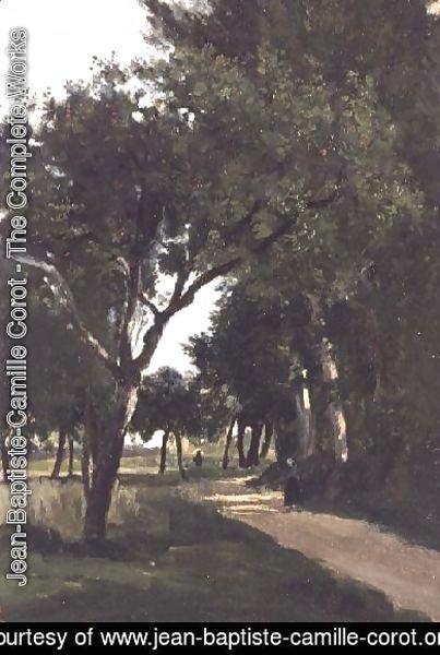 Jean-Baptiste-Camille Corot - Avenue in the Woods, near Chaville, c.1824