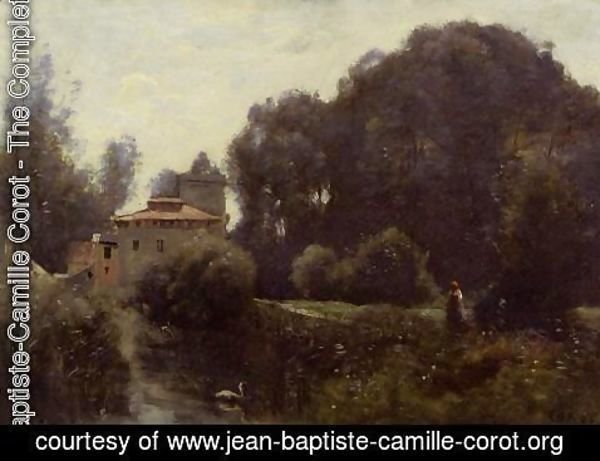 Jean-Baptiste-Camille Corot - Souvenir of the Villa Borghese, 1855