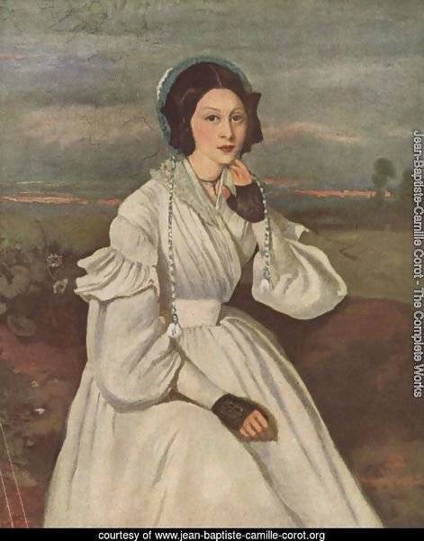 Portrait of Louise Claire Sennegon, future Madame Charmois, 1837
