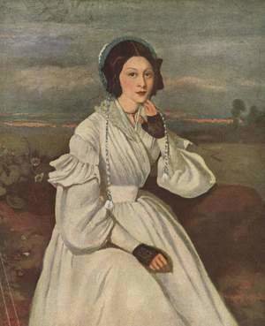 Portrait of Louise Claire Sennegon, future Madame Charmois, 1837