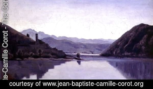 Jean-Baptiste-Camille Corot - Lago di Piediluco, Umbria