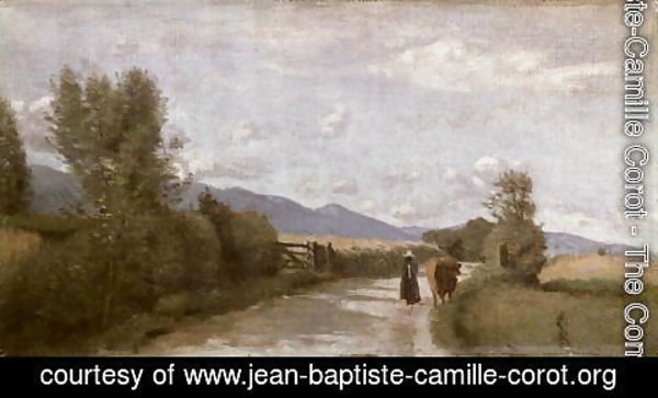 Jean-Baptiste-Camille Corot - Dardagny, Morning, c.1853