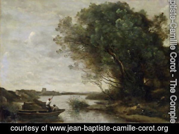 Jean-Baptiste-Camille Corot - River Landscape