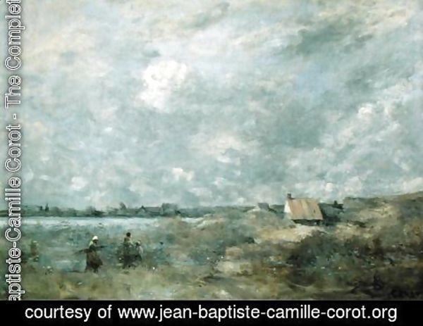 Jean-Baptiste-Camille Corot - Stormy Weather, Pas de Calais, c.1870
