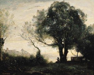 Jean-Baptiste-Camille Corot - Souvenir of Castel Gandolfo