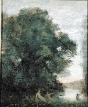 Baigneuses au Bord d'un Lac, c.1860-65
