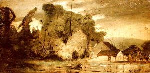 Jean-Baptiste-Camille Corot - Landscape, 1796