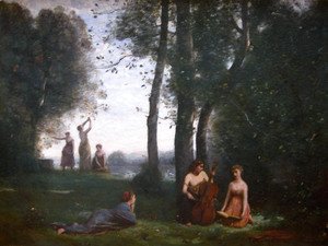 Jean-Baptiste-Camille Corot - Le Concert Champetre, c.1857-58