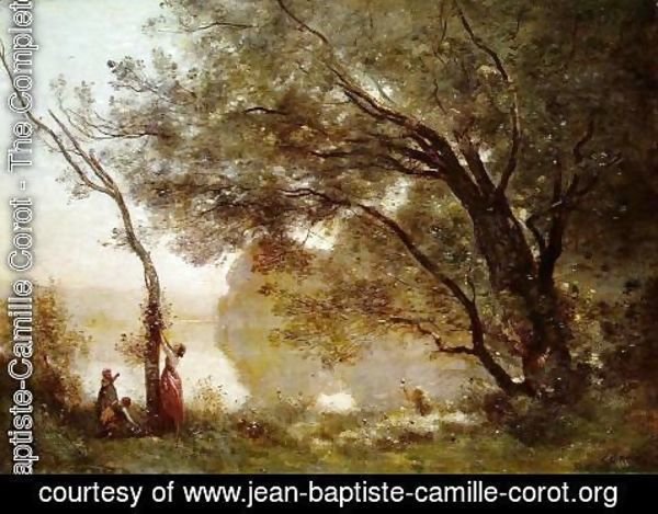 Jean-Baptiste-Camille Corot - Souvenir of Montefontaine, 1864