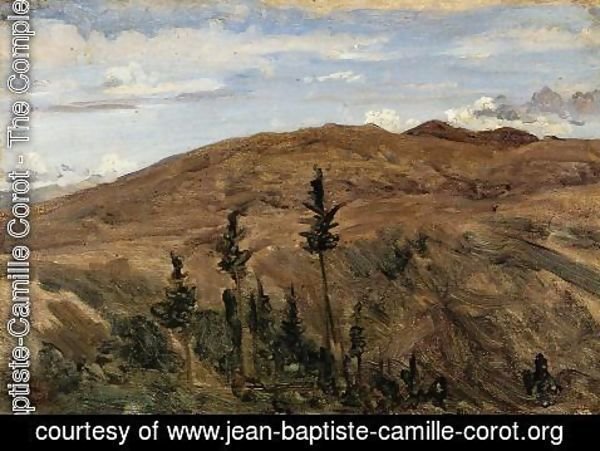 Jean-Baptiste-Camille Corot - Mountains in Auvergne, 1841-42
