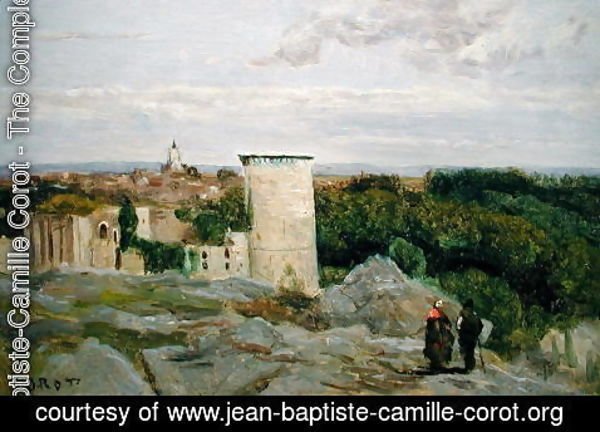 Jean-Baptiste-Camille Corot - Castle of Falaise, c.1846
