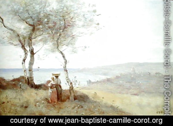 Jean-Baptiste-Camille Corot - Souvenir of St. Jean de Luz, 1872