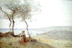 Jean-Baptiste-Camille Corot - Souvenir of St. Jean de Luz, 1872