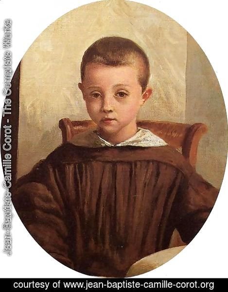 Jean-Baptiste-Camille Corot - The Son of M. Edouard Delalain, c.1845-50