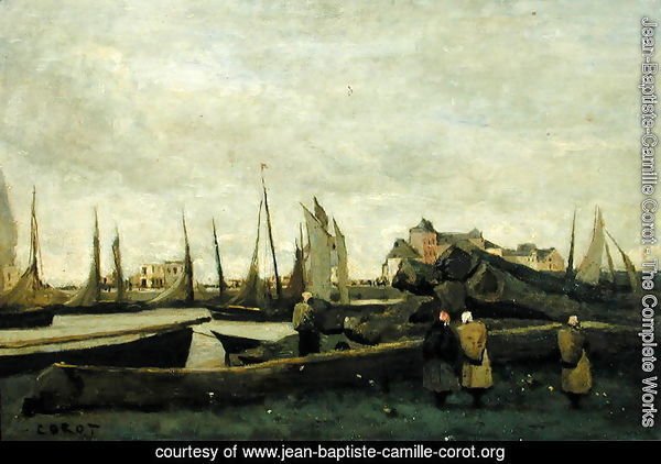 Treport - A Quay, c.1855-65