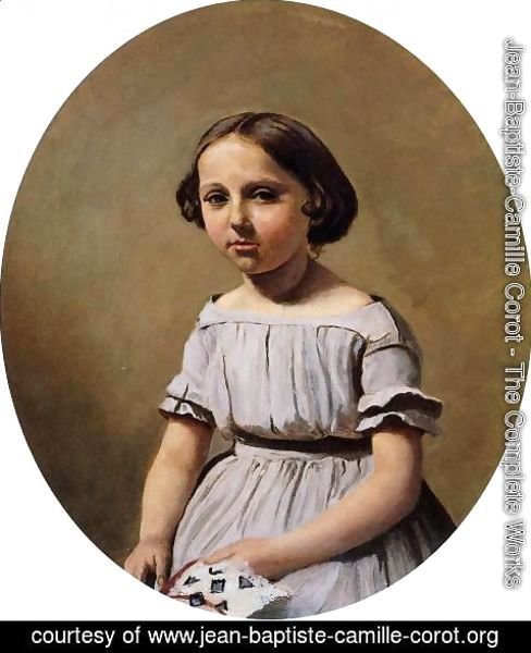 Jean-Baptiste-Camille Corot - The Eldest Daughter of M. Edouard Delalain (Mme. de Graet) c.1845-50