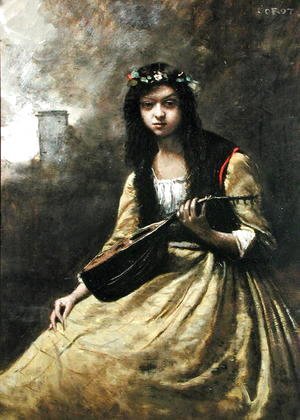 Jean-Baptiste-Camille Corot - La Zingara, c.1865
