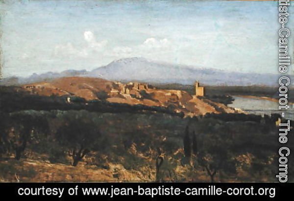 Jean-Baptiste-Camille Corot - Villeneuve-les-Avignon, 1836