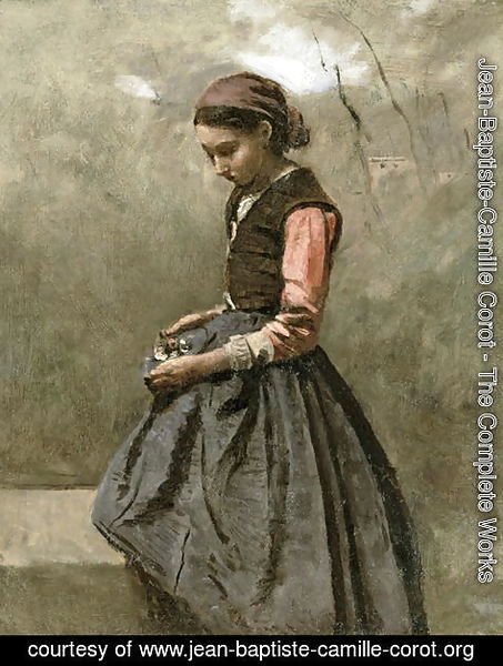 A Pensive Girl, c.1865