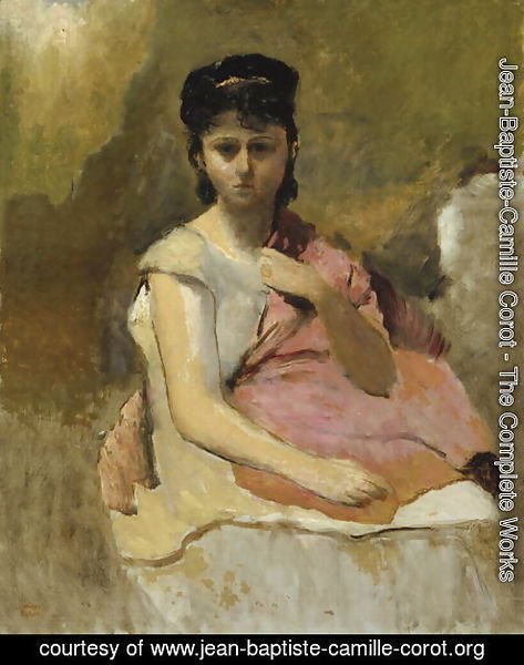 Woman with a Pink Shawl, c.1868