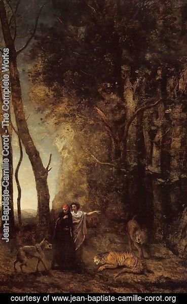 Jean-Baptiste-Camille Corot - Dante and Virgil
