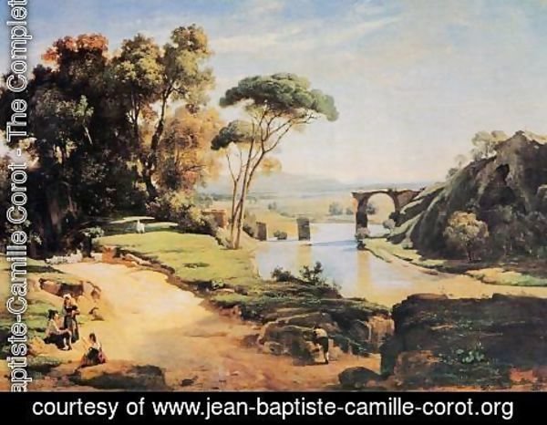 Jean-Baptiste-Camille Corot - The Pont de Narni