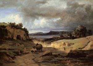 Jean-Baptiste-Camille Corot - The Roman Campagna