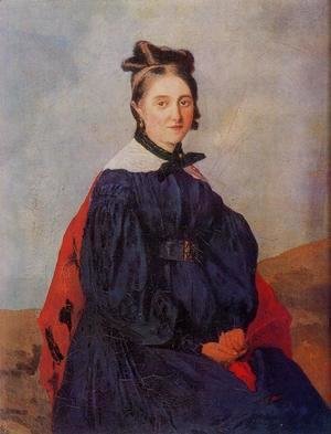 Jean-Baptiste-Camille Corot - Mademoiselle Alexina Ledoux