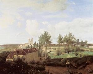 Jean-Baptiste-Camille Corot - Soissons Seen from Mr. Henry's Factory