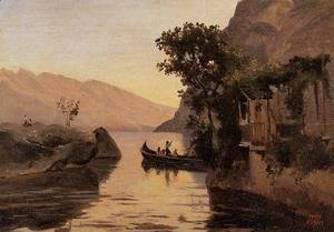 Jean-Baptiste-Camille Corot - View at Riva, Italian Tyrol I
