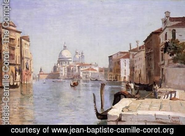 Jean-Baptiste-Camille Corot - Venice - View of Campo della Carita from the Dome of the Salute