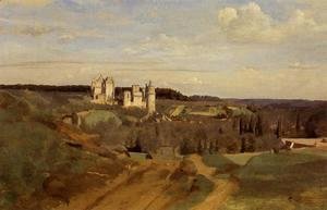 Jean-Baptiste-Camille Corot - View of Pierrefonds