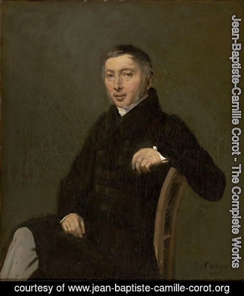 Jean-Baptiste-Camille Corot - Portrait of Laurent-Denis Sennegon