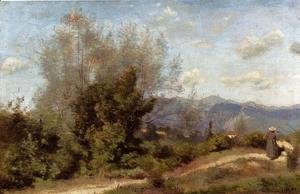 Jean-Baptiste-Camille Corot - In the Vicinity of Geneva