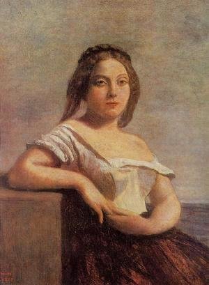 Jean-Baptiste-Camille Corot - The Fair Maid of Gascony