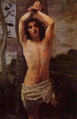 Jean-Baptiste-Camille Corot - Saint Sebastian