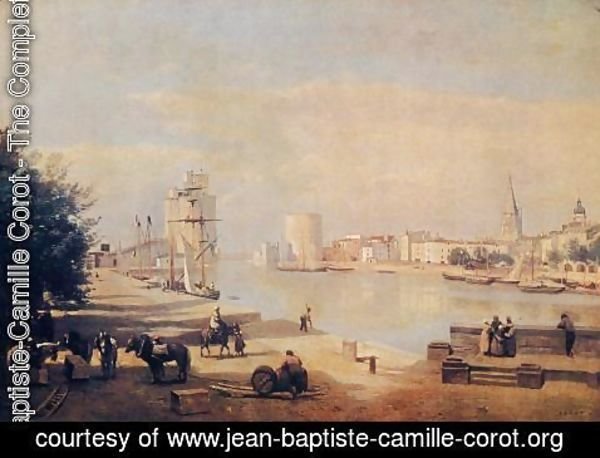 Jean-Baptiste-Camille Corot - The Port of La Rochelle