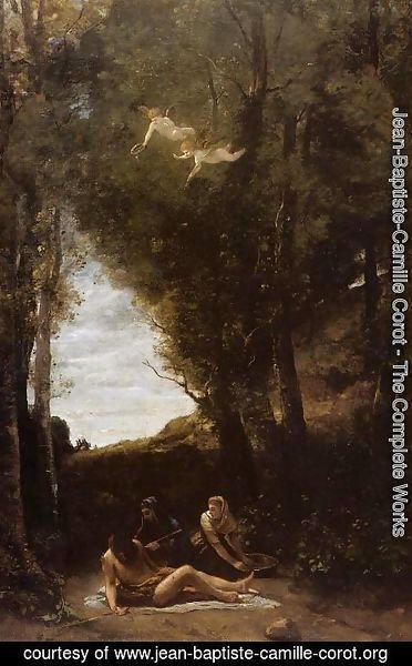 Jean-Baptiste-Camille Corot - Saint Sebastian in a Landscape