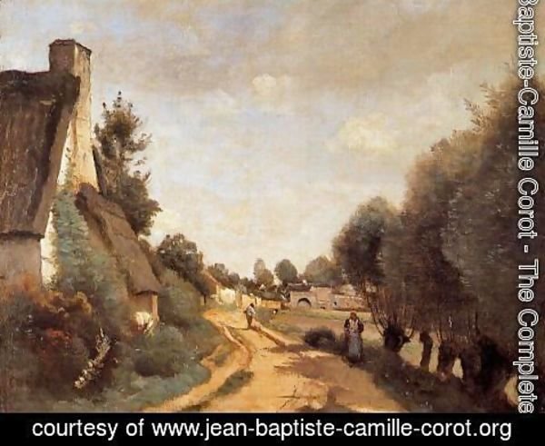 Jean-Baptiste-Camille Corot - A Road near Arras