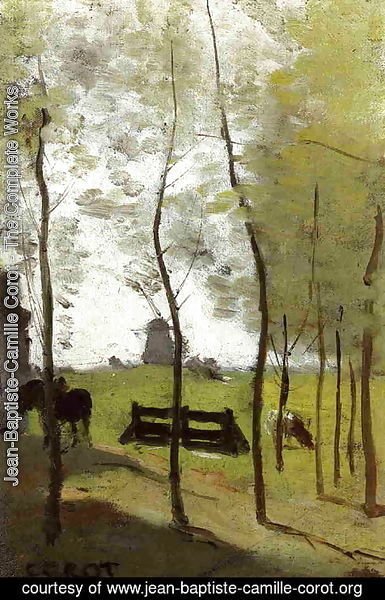 Jean-Baptiste-Camille Corot - Near Rotterdam