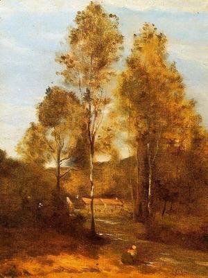 Jean-Baptiste-Camille Corot - Clearing in the Bois Pierre, near at Eveaux near Chateau Thiery