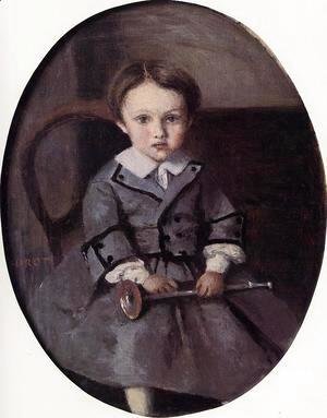 Jean-Baptiste-Camille Corot - Maurice Robert as a Child