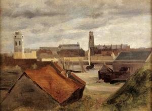 Jean-Baptiste-Camille Corot - Dunkirk, the Fishing Docks