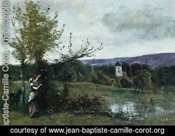 Jean-Baptiste-Camille Corot - The Verdant Bank