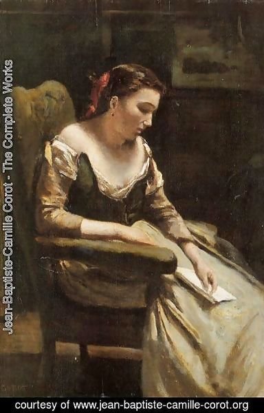 Jean-Baptiste-Camille Corot - The Letter