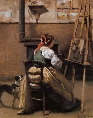 Jean-Baptiste-Camille Corot - The Artist's Studio