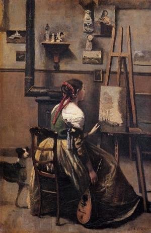 Jean-Baptiste-Camille Corot - The Artist's Studio I